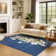 Premium Machine Washable Castillon AMF1825 Stars and Presents Holiday Rug