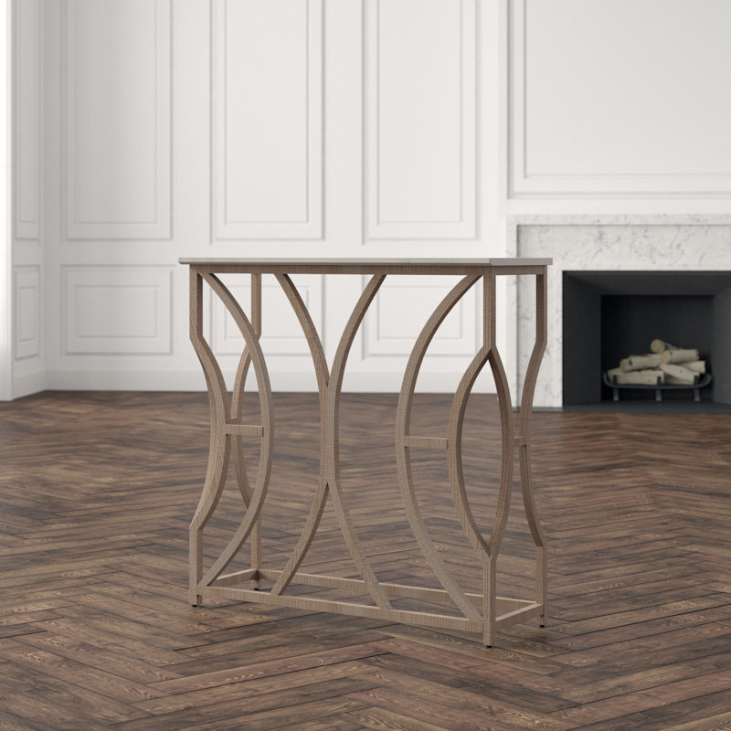 Helen 36'' W Marble Console Table