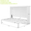 Lit escamotable à armoire murale de style commode, peu encombrant, sans sommier tapissier-1240098438-1240098436