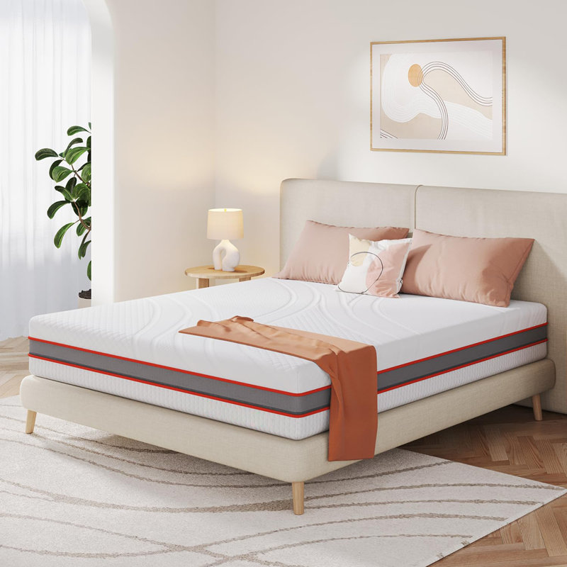Matelas en mousse à mémoire de forme de 12 pouces dans une boîte pour un sommeil frais et un soulagement de la pression