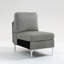 Fauteuil d'appoint modulaire l 22,65 po pour canapé modulaire-98415452
