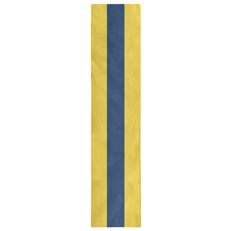 Chemin de table, 72 po x 16 po, Jaune / bleu marine / jaune, Tampa Bay