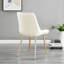 Palermo Velvet Modern Dining Chairs with Tapered Metal Legs & Quilted Diamond Stitching-160356444-246538769
