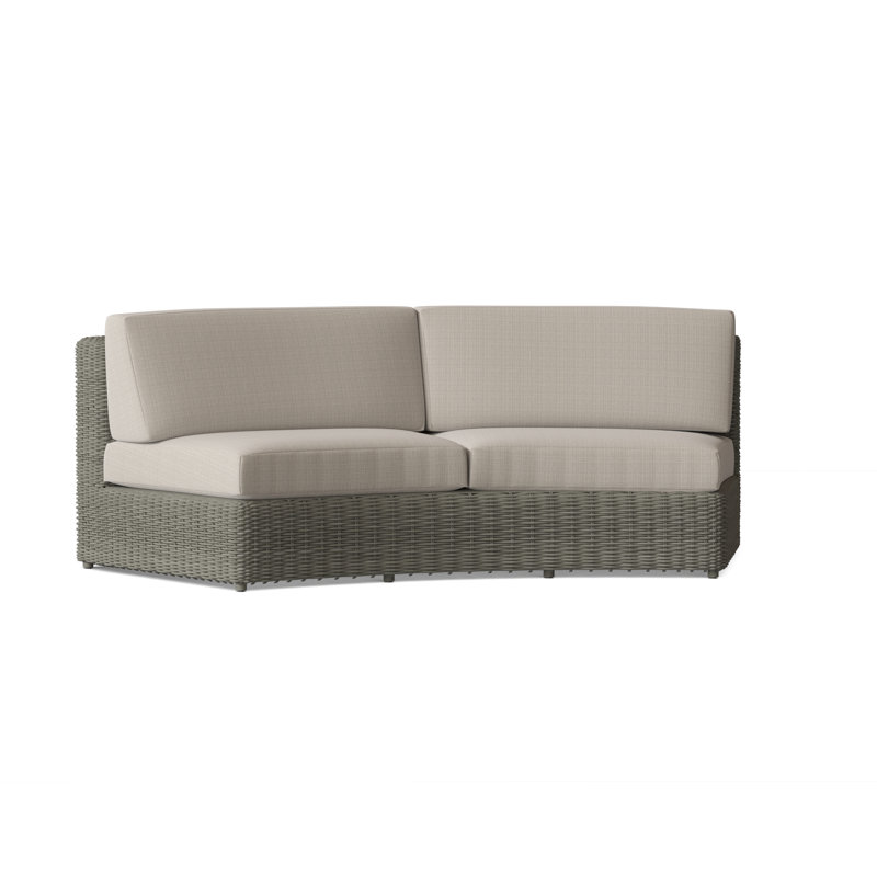 Sag Harbor Outdoor 2 - Seat Loveseat, Canvas Navy Sunbrella® Canvas, Sag Harbor Driftwood