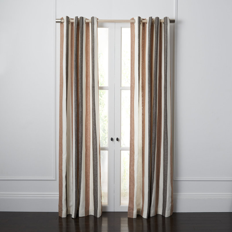 Panneau de rideau simple obscurcissant avec œillets, l 52 po x L 96 po