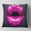 Maquillage pourpre mauve - coussin sensuel imprimé-30140531-30140535