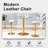 Kimara Modern 360° Rotation Pneumatic Height Adjustment 40" Counter Stools (Set of 4)-1090421200
