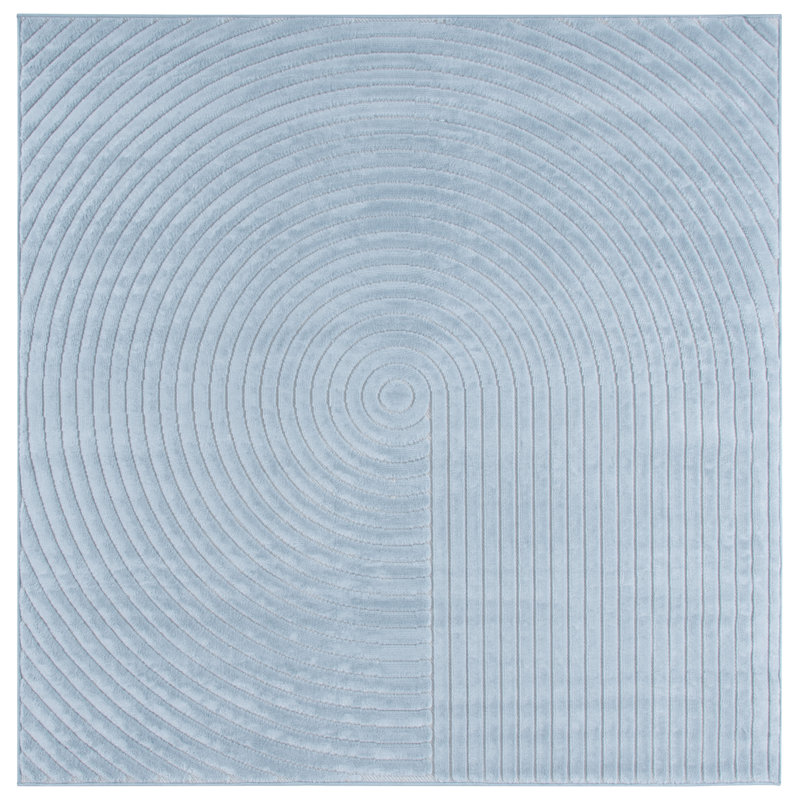 Durstin Performance Solid Color Rug, Square 6'7"