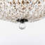 Plafonnier semi-encastré 3 lumières Crystal Baller Crystal-128603153