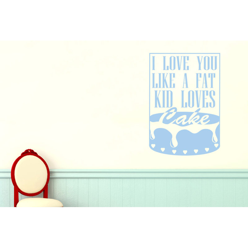 Non-Wall Damaging Wall Decal, Light Blue, Medium