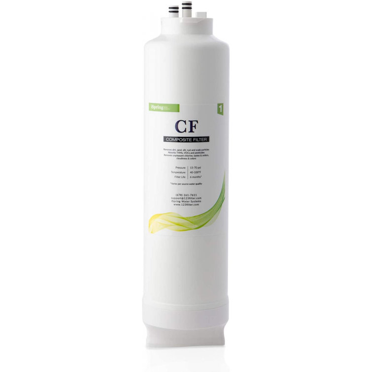 Filtre de remplacement iSpring FCF500 pour système de filtration d'eau par osmose inverse sans réservoir RO500