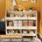 3-Tier Toy Storage & Organizer Bookshelf with Cubbies & 2 Removable Drawers - Kids Room Multi-Functional Storage Solution-1052874874