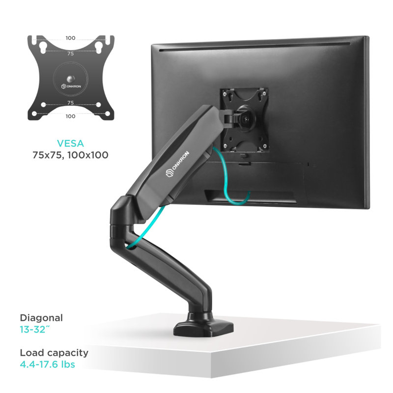 ONKRON Single Screen Desktop Mount