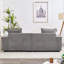 Causeuse moderne en tissu d'ameublement carré-208565416