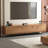 94.48" Media Console TV Stand for Living Room with Large Storage, Modern Style