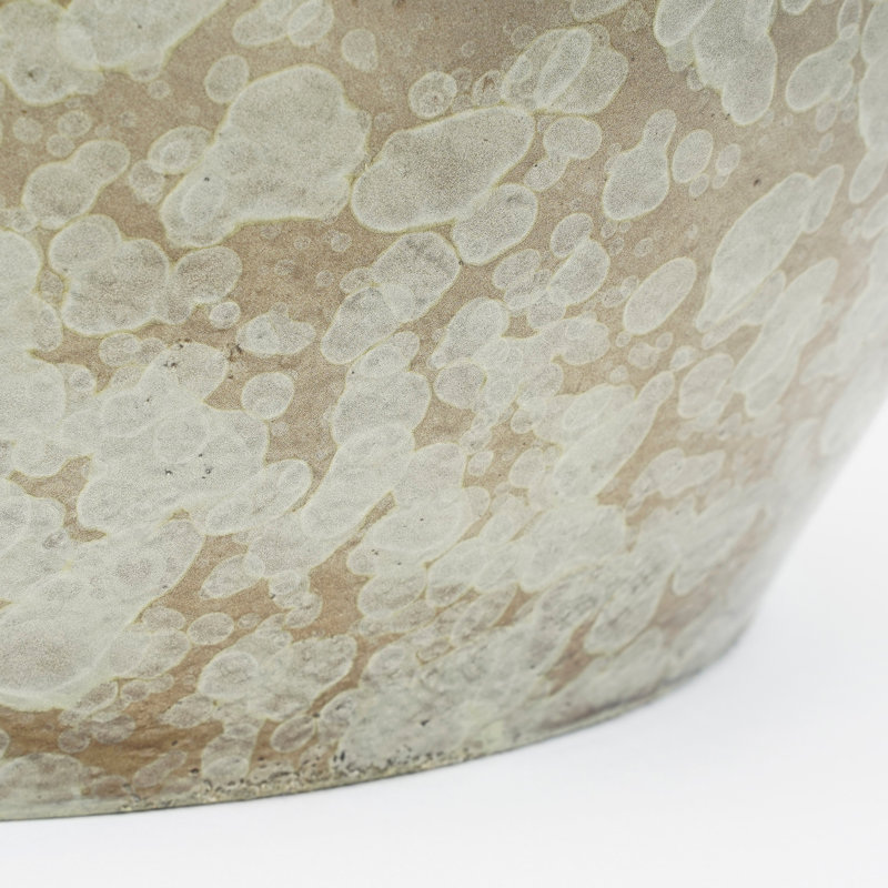 Oliver Pot Round , Green, 31cm H x 33cm W x 33cm D