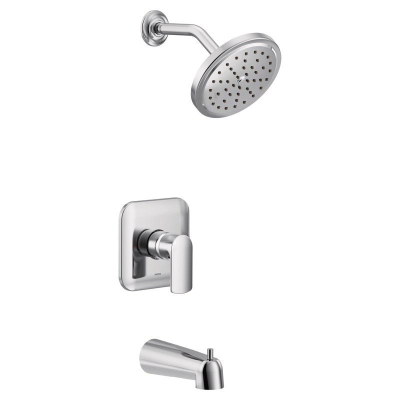 Ensemble de garniture de baignoire et de douche à 1 poignée Eco-Performance à 1 poignée Align M-CORE, valve requise, Chrome