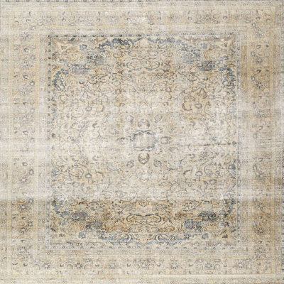 Mackie Oriental Beige/Black Area Rug