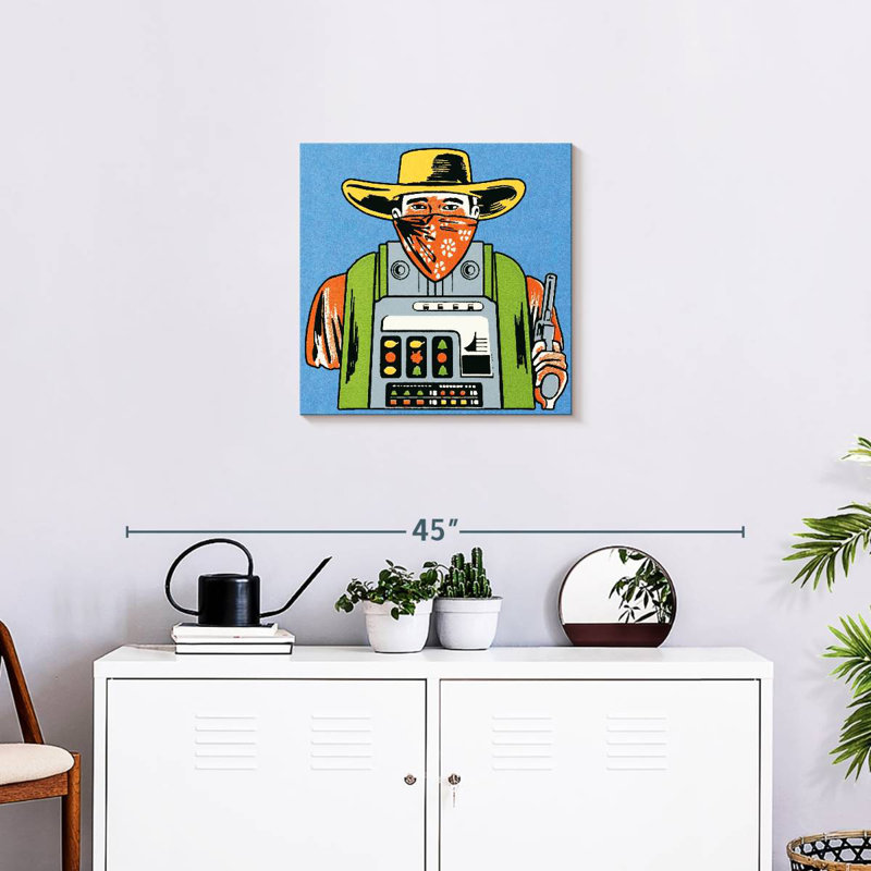 Machine à sous Senne Cowboy, H 20 po x l 20 po