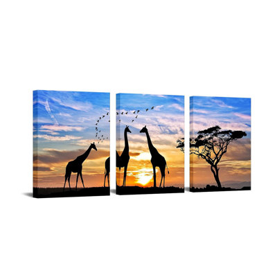3 Piece Wrapped Canvas Wall Art