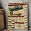Toile tendue American Muscle Car