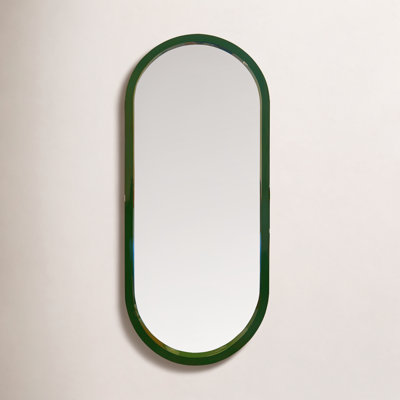 Osman Glossy Intense Rust Wall Mirror