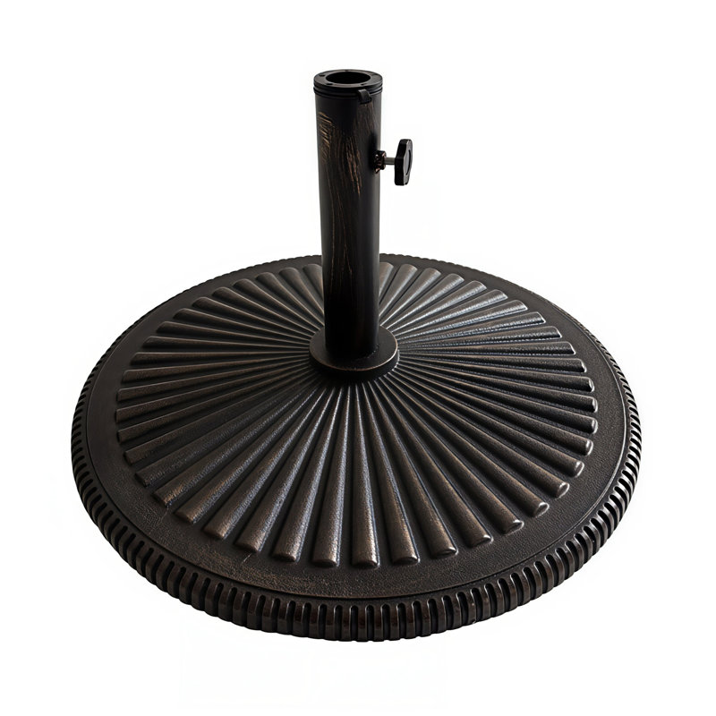 Base de parasol de patio en fonte 48 lb