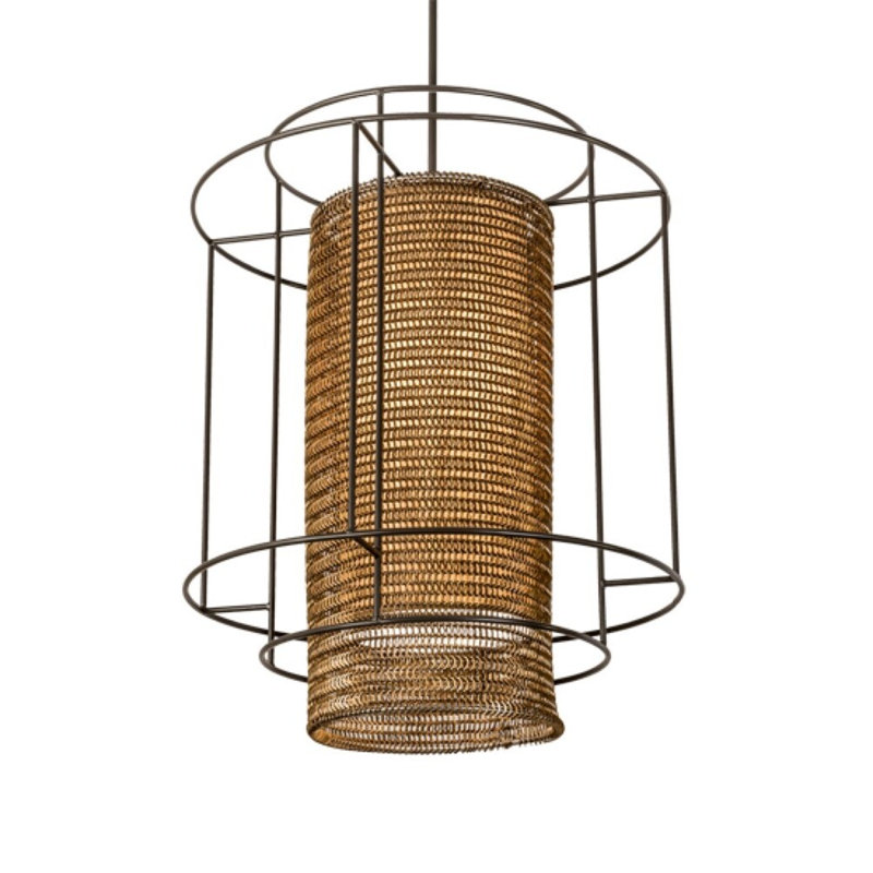 Maille 4 - Light Chandelier, 130" H x 39" W x 39" D