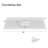 60 Quartz Material 1 Single Bathroom Vanity Top Yes Sink