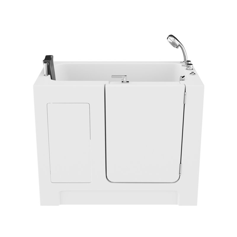 Therapeutic Tubs 27 in. x 47 in. Right Drain Quick Fill Walk-In Air Tub in White, Right