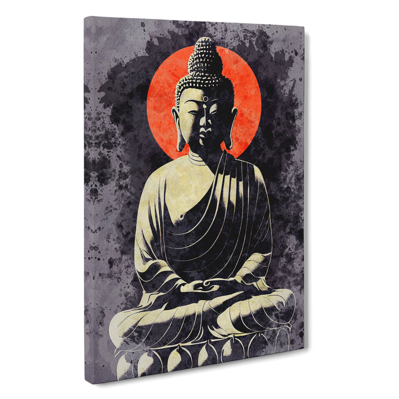 Fabulous Buddha - Wrapped Canvas, 76cm H x 50cm W x 3cm D