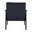 Chaise avec accoudoirs et dossier haut