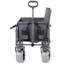 3-In-1 Collapsible Wagon Converts To Bench Convertible Folding Wagon Cart With Rear-Mounted Folding Tabletop-503640337