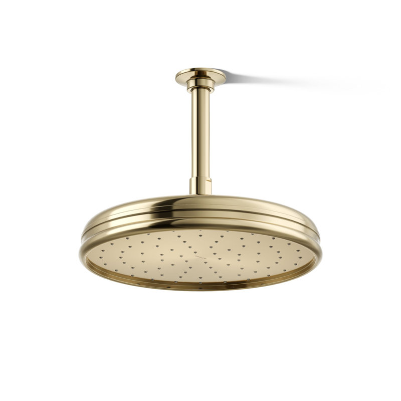10-In Rainhead With Katalyst Air-Induction Technology, 1.75 Gpm, Gold