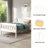 Mission Twin Solid Wood Platform Bed with Headboard and Footboard-1755937858