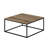 Modern Industrial Coffee Table, Dore Color, 35.4 x 16.5 x 35.4 inches | 100% Melamine Coated Particle Board, Thickness: 0.7 inches | Sleek Design for Living Room & Office, Stylish & Durable, Easy to Clean-25226441-25226442