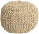 Marah 20" Wide Round Pouf Ottoman