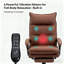 Fauteuil inclinable luxueux en cuir