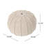 Pouf rond en coton, repose-pieds-115747808-123351545