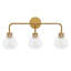 Amoll 24.02" W 3-Light Dimmable Vanity Light