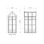 3 Ft W x 4 Ft D Greenhouse