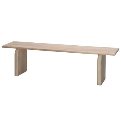 Arc Solid Wood Dining Bench