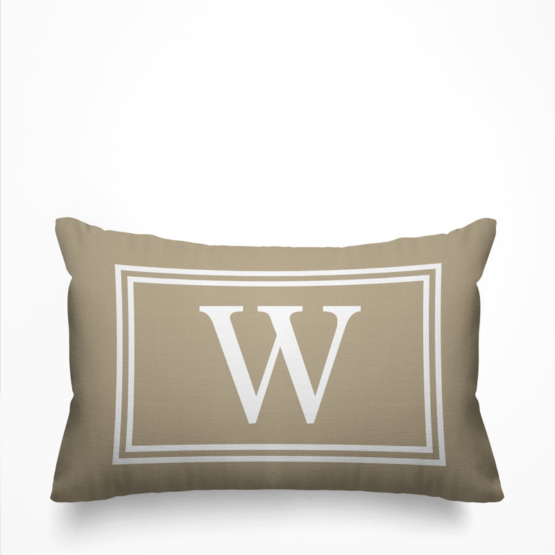 Colter Outdoor Reversible Throw Pillow, Beige, W