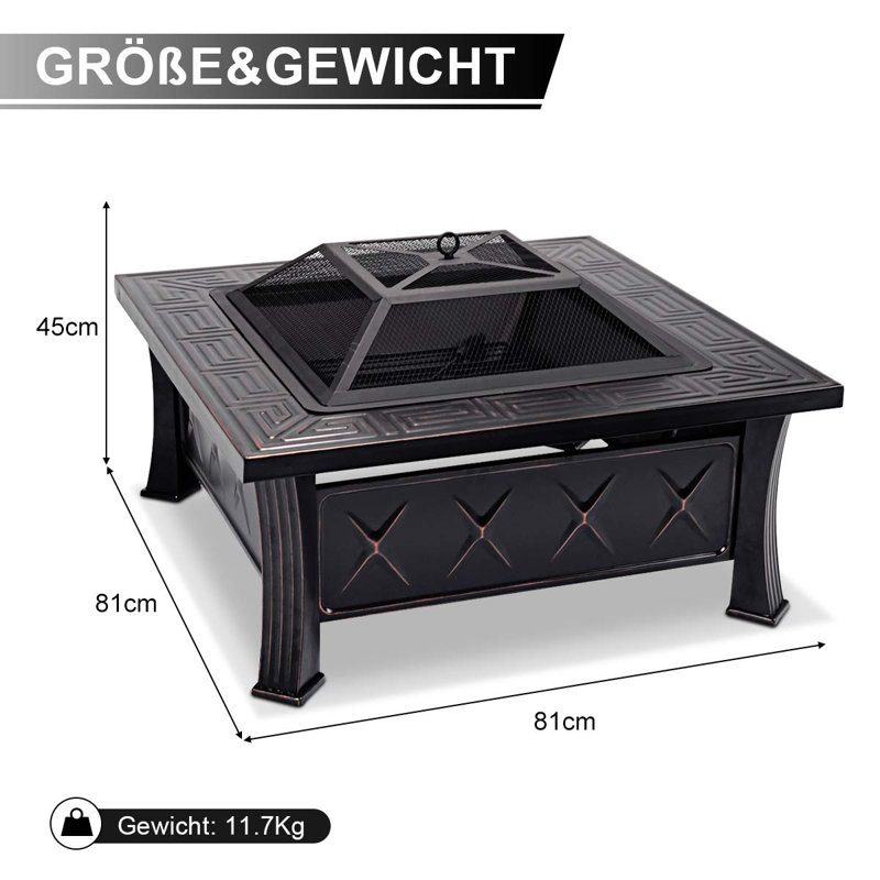 Cloverdale Steel Charcoal Smokeless Pagoda