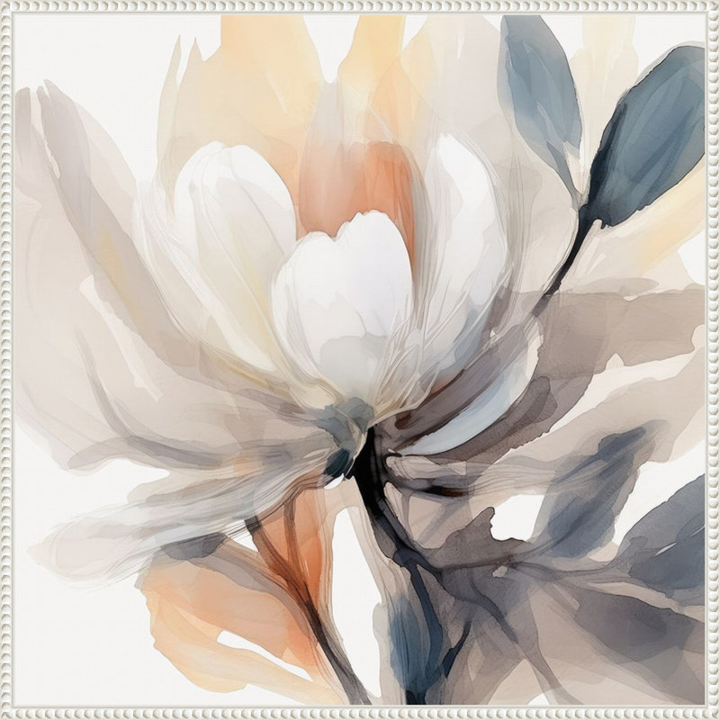 «Bloom in the Now II» par Lazar Studio, reproduction d'art sur toile encadrée, H 30 po x l 30 po