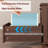 Executive Desk with Drawers, Farmhouse Home Office Desk with Charging Station, 53.54" Wooden Computer Desk with File Cabinet Storage for Work Study Writing-723409688