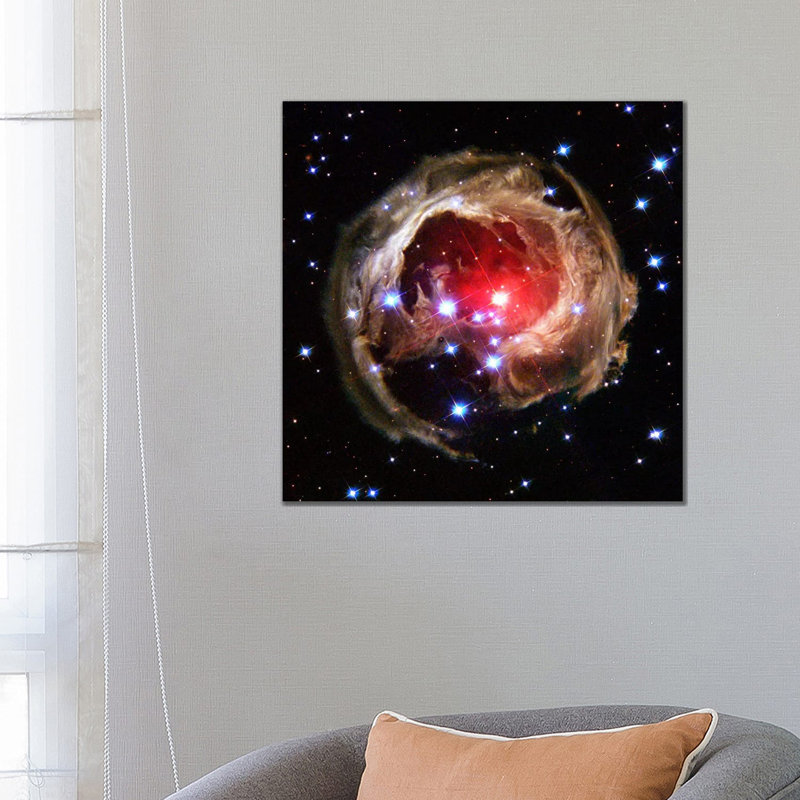 V838 Monocerotis (Hubble Space Telescope) 1 Piece Wrapped Canvas Wall Art, 66.04 cm H x 66.04 cm W x 3.175 cm D