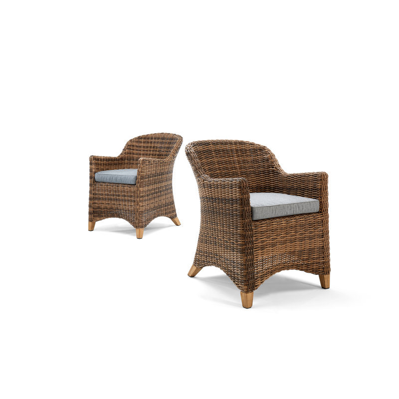 Truss Outdoor Teak Dining Armchair
