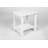 Folding Adirondack Chair with Side Table, 3-Piece Adirondack Chair Set, White (2 Chairs and 1 Table)
