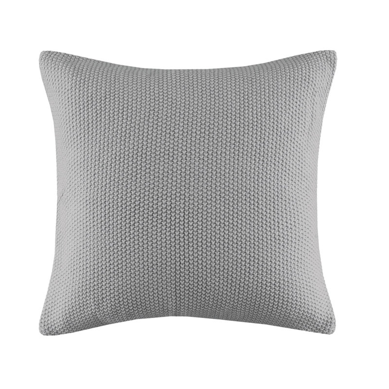 Housse de coussin Gracie Mills Lessie, gris